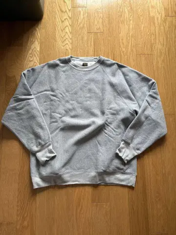 BATONER 그레이 크루넥 트레이닝복