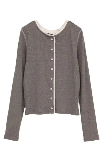 CLANE W FACE BICOLOR CARDIGAN