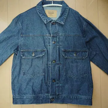 데님 자켓 버튼 프론트