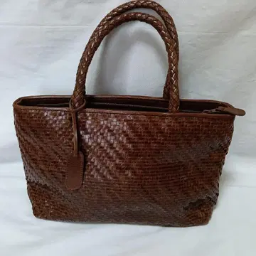 고트스킨 뜨개질 가죽백 천연 가죽 핸드백 토트백