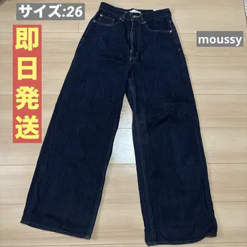 moussy 마우지 데님 데님 팬츠 MOUSSY 와이드 팬츠