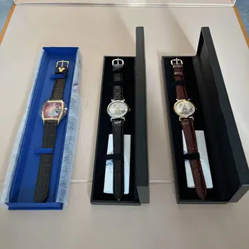 도쿄 디즈니랜드 20주년 기념 손목시계 3개 세트