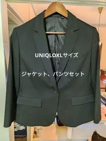 유니클로 여성용 블랙 테일러드 자켓, 수트 셋업 세트 미사용 새상품