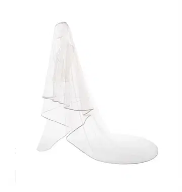 Dear White 웨딩 롱 베일