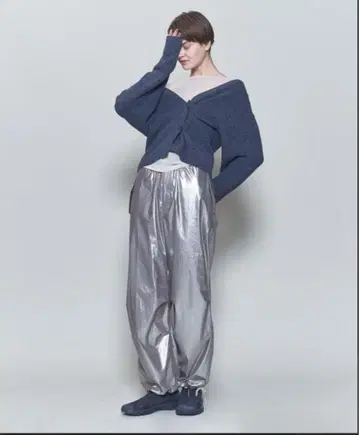 6ROKU HAKU SILVER PANTS 스노우 팬츠 사이즈 36 실버