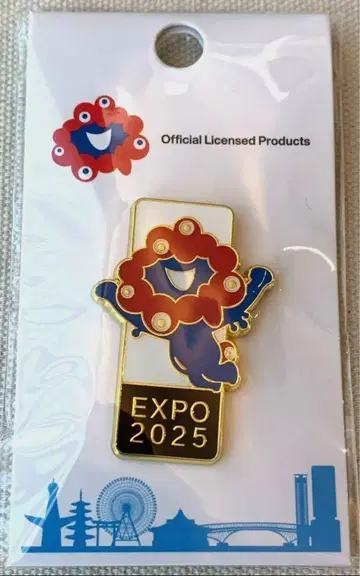 오사카 간사이 만박 EXPO2025 미야쿠미야쿠 핀 배지 날개