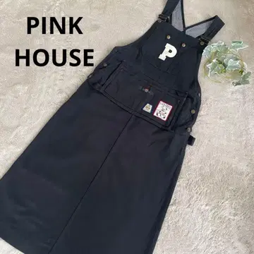 [ PINKHOUSE ] 핑크하우스 점퍼 스커트 곰돌이 P 로고