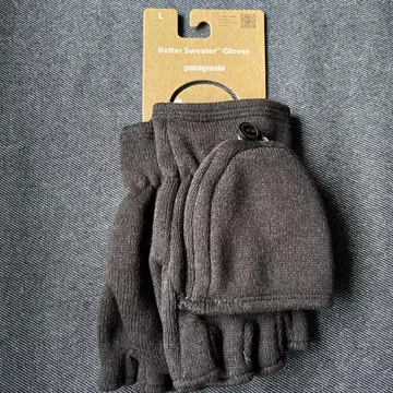 patagonia BETTER SWEATER GLOVES 블랙 L 사이즈