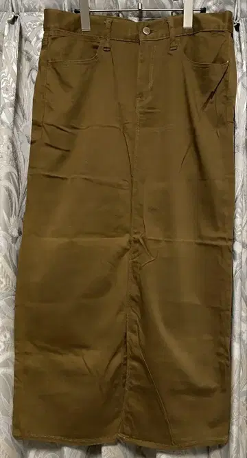 GAP 1969 시리즈 데님 롱 스커트 프론트 슬릿