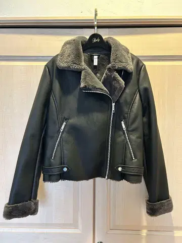MNG 더블 라이더 자켓 블랙