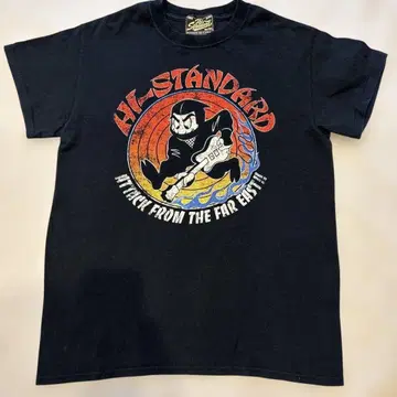 [ USED ] Hi-STANDARD 닌자 티셔츠 S 하이스타