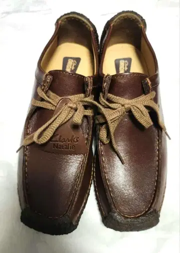 클락스 오리지널스 나탈리 여성용 가죽 브라운 24cm