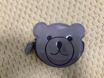 FURLA 훌라 코인 케이스 동전 지갑 보라색 곰