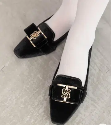 RANDA 벨로아 펌프스 블랙