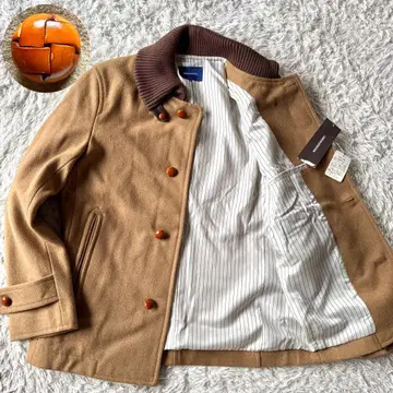 택 포함 새상품 남성용 비기 울 자켓 블루종 멜톤 호두 2 카멜