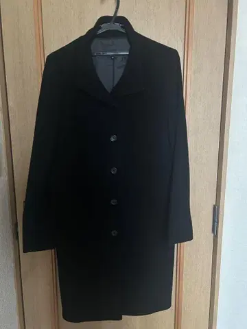 ICB 블랙 롱 코트 42