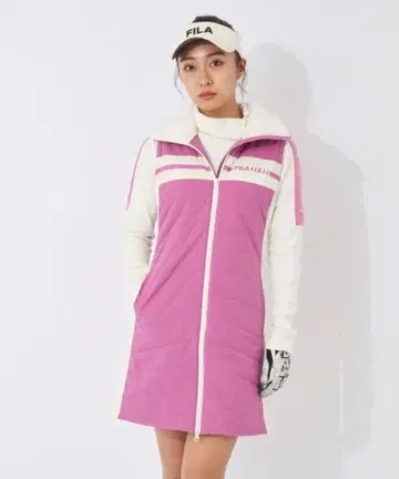 FILA 골프 원피스 다운 베스트