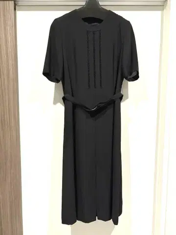 포멀 블랙 원피스 숏 슬리브 당일 발송 대응 가능