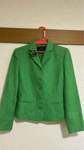 PAS de COCO 그린 테일러드 자켓