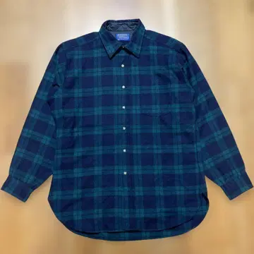 70s 펜들턴 울 셔츠 블랙워치 L