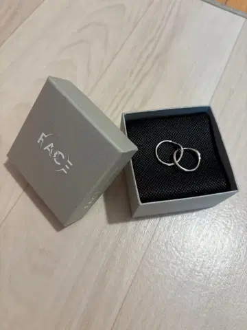 FACE 실버 반지