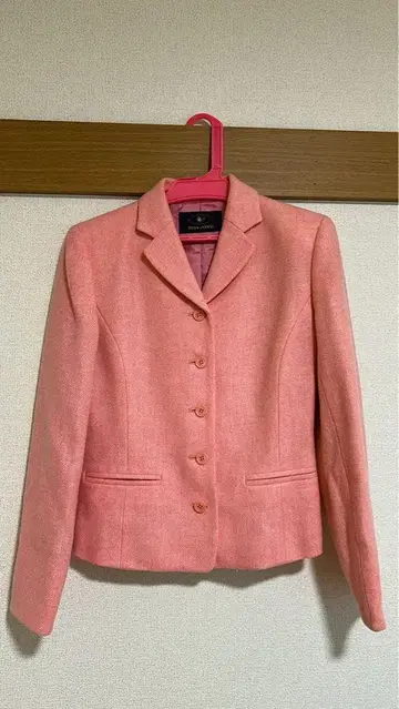 PASA de COCO 핑크 테일러드 자켓