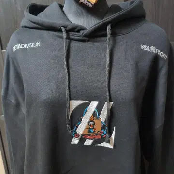 ZETADIVISION 블랙 후드티