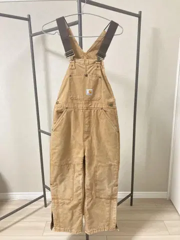 Carhartt 오버롤 브라운