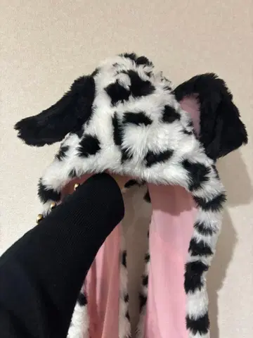 디즈니 101마리 강아지 머플러 팬캡
