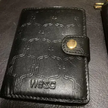 WESC 블랙 카드 케이스 키케이스