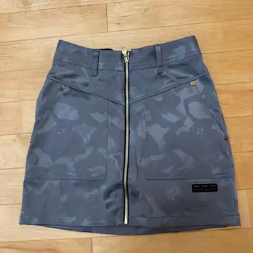 MARK & LONA 프론트 지퍼 스커트 36