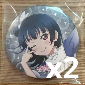 러브 라이브 선샤인 aqours 츠시마 요시코 캔뱃지