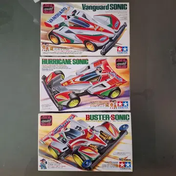 TAMIYA 풀 카울 미니 사륜구동 소닉 3대 세트