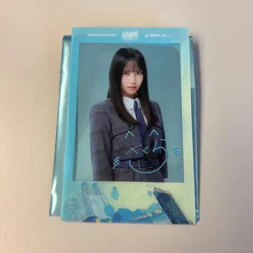 히나타자카46 신참자 랜덤 폴라로이드풍 클리어 카드 마츠오 벚꽃