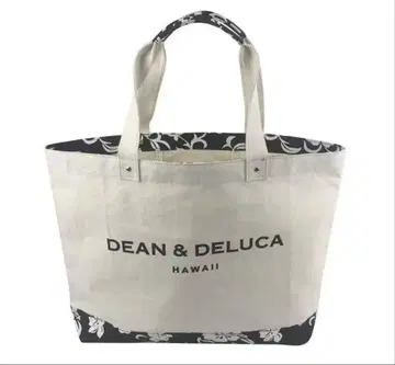 DEAN&DELUCA 하이비스커스 패턴 내포켓 토트백 L 사이즈