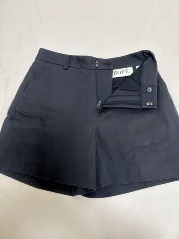 ROPE 숏팬츠 블랙 숏팬츠 바지