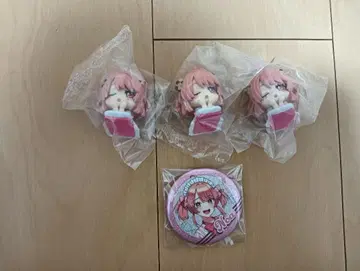 노아 미니 피규어 3개 세트 + 캔뱃지 카라피치 컬러풀 피치