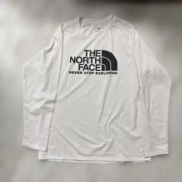 미니멀리스트 실행 중 THE NORTH FACE 롱 슬리브 T셔츠 XL
