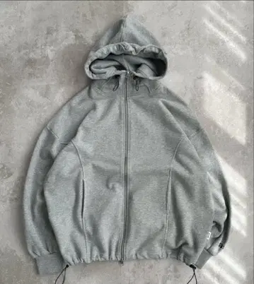 wettempt 그레이 지퍼 후드티 완판템 정가 7920엔