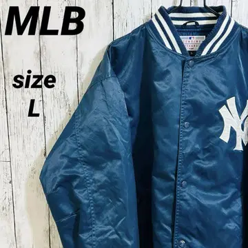 MLB 뉴욕 양키스 나일론 바시티 자켓 size L 네이비