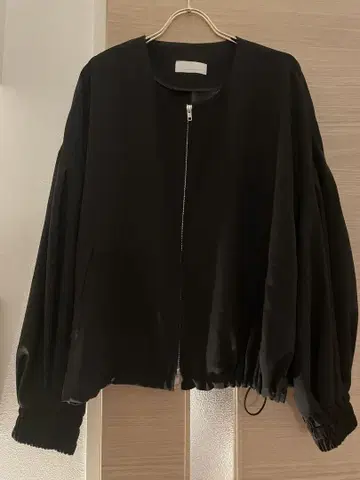 GALLARDAGALANTE 노카라 지퍼 자켓 (얇은 소재)