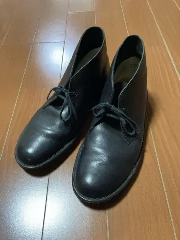 Clarks Originals 블랙 가죽 신발 8.5 UK