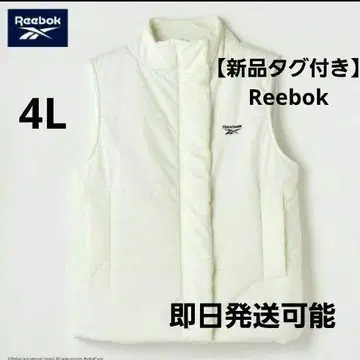 [ 택 포함 새상품 ] Reebok 충전솜 베스트 4L 화이트 빅 사이즈
