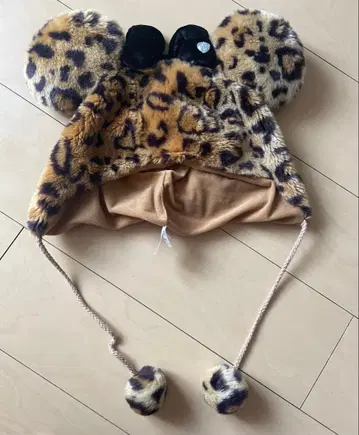 레오파드 무늬 레오파드 디즈니 팬캡
