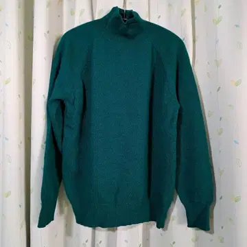 pas de calais 그린 하이넥 스웨터 36