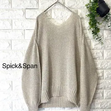 새상품 Spick and Span 니트 스픽 앤 스팬 오버 사이즈