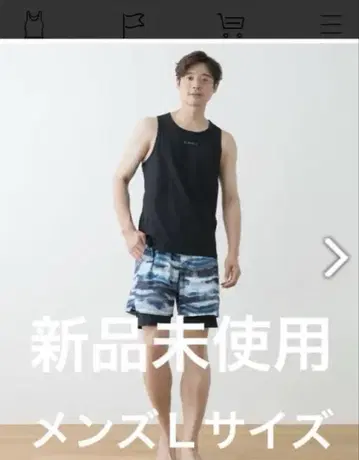 스칼라 피트니스 탱크탑 블랙 미사용 새상품 택 포함