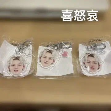 TREASURE  캡슐 토이 가챠가챠 얼굴 아크릴 키링 희로애락