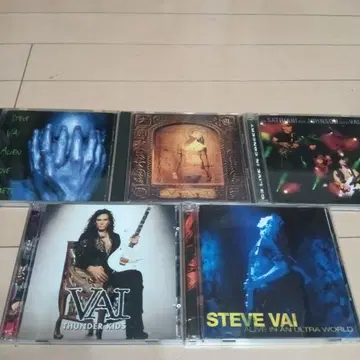 스티브 바이 STEVE VAI CD 5장 세트