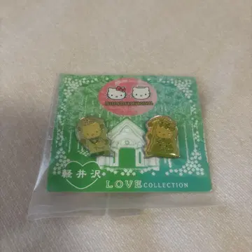 지역 한정 키티 가루이자와 한정 키티 다니엘 웨딩 핀 배지